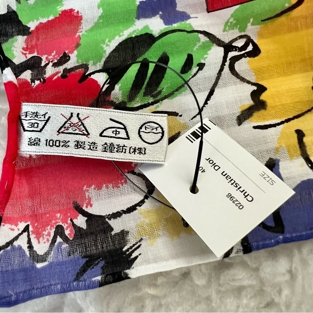 Christian Dior Echarpes Multicolor Shawl/Scarf 27”